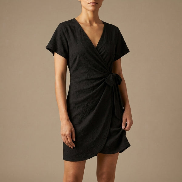 Noirelle Wrap Mini Dress