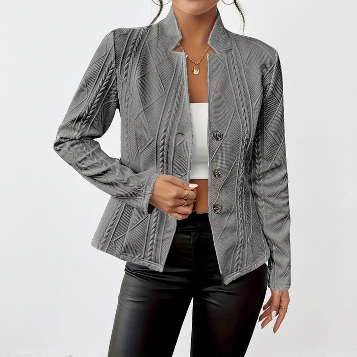 Camille Cable Knit Blazer