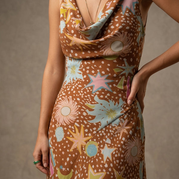 Alessia Fawn Dress