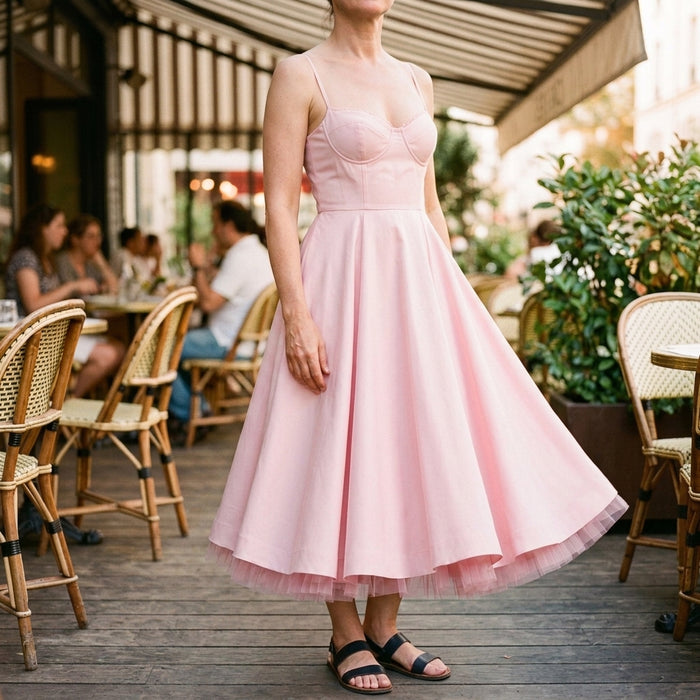 Seraphina Corset Midi Dress