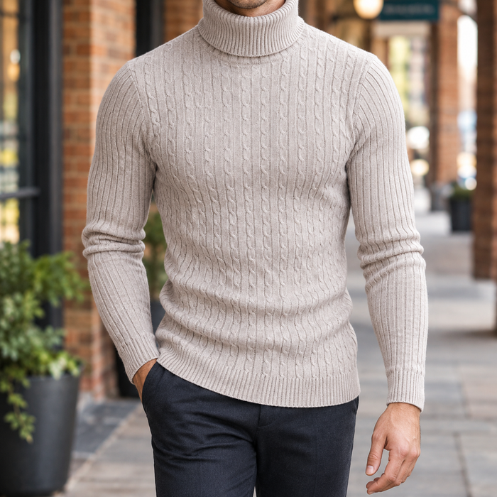 Pierrick Cable Turtleneck
