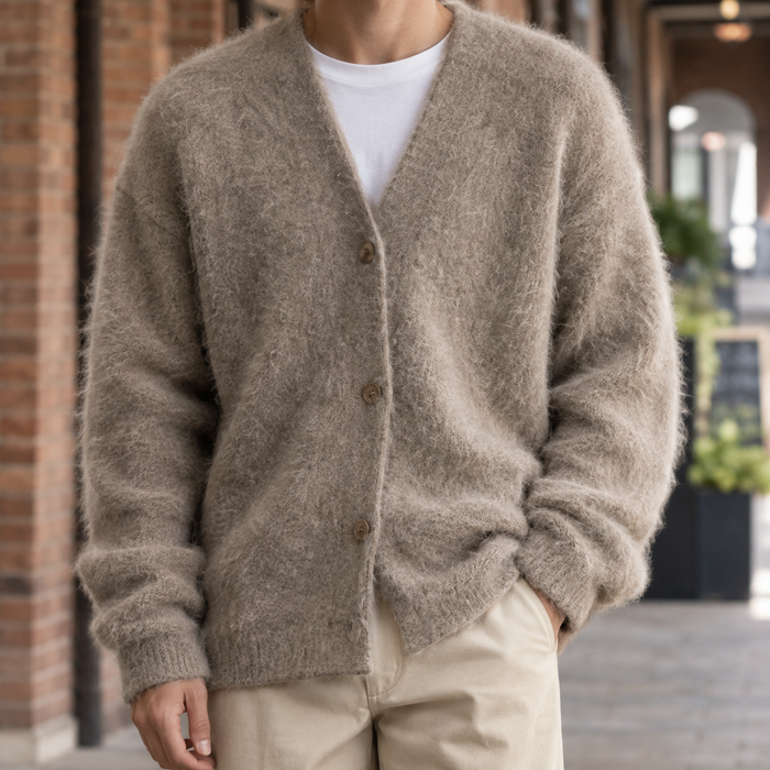 Lysander Fuzzy Cardigan