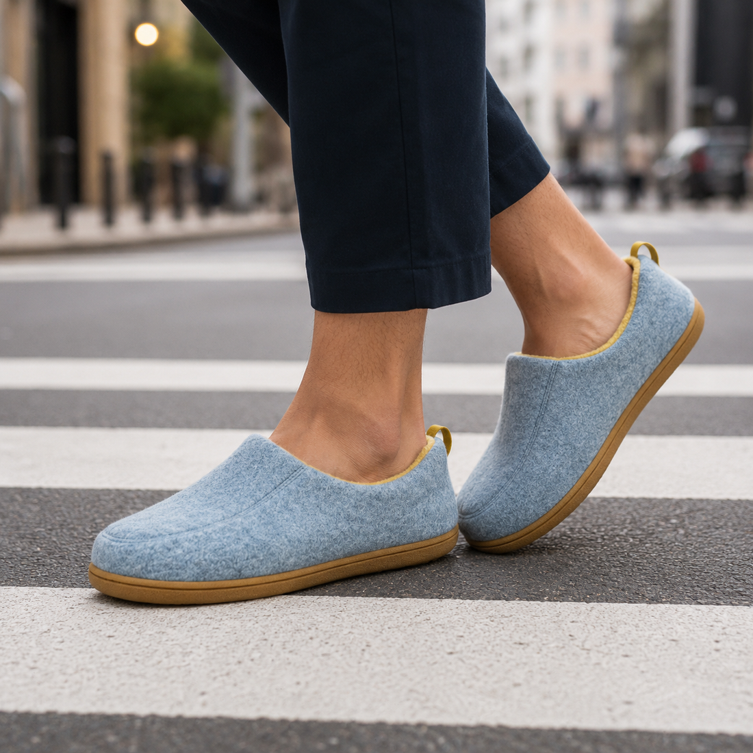 Vercelli Orthopedic Slippers - Sky Blue