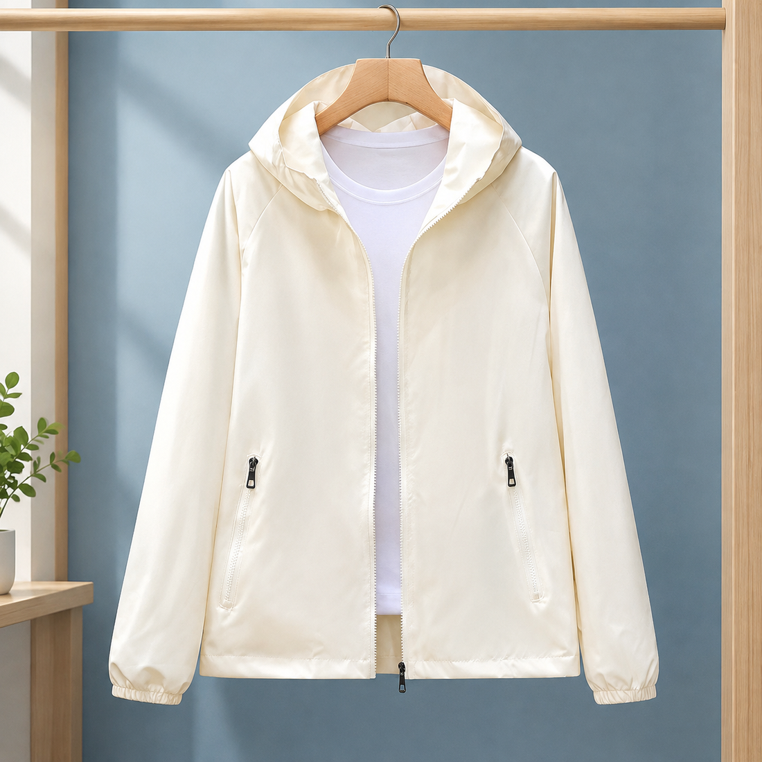 Manon Hooded Jacket - Off White