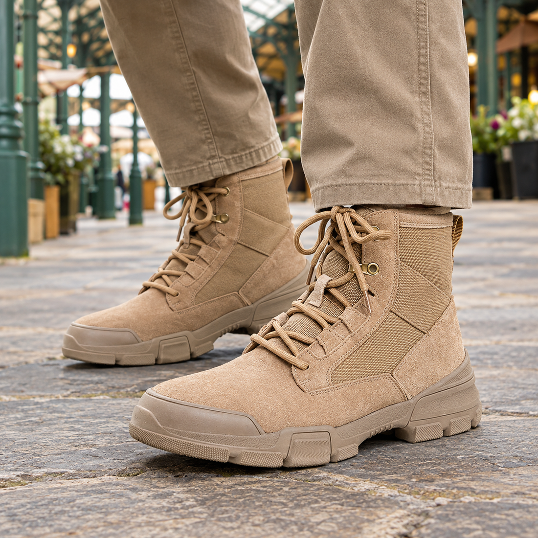 Bergomi Suede Boots - Brown