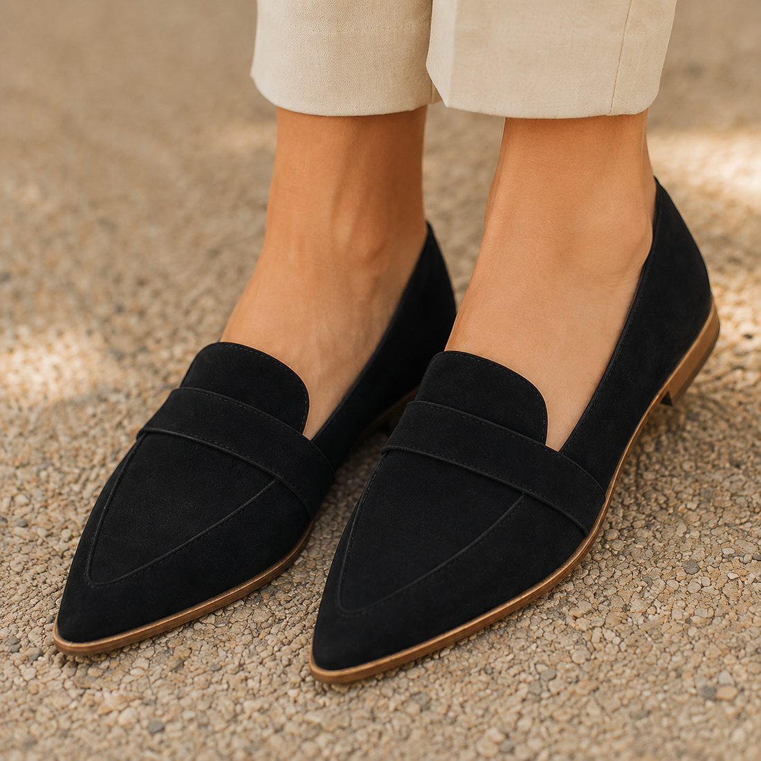 Campana Orthopedic Loafers - Black