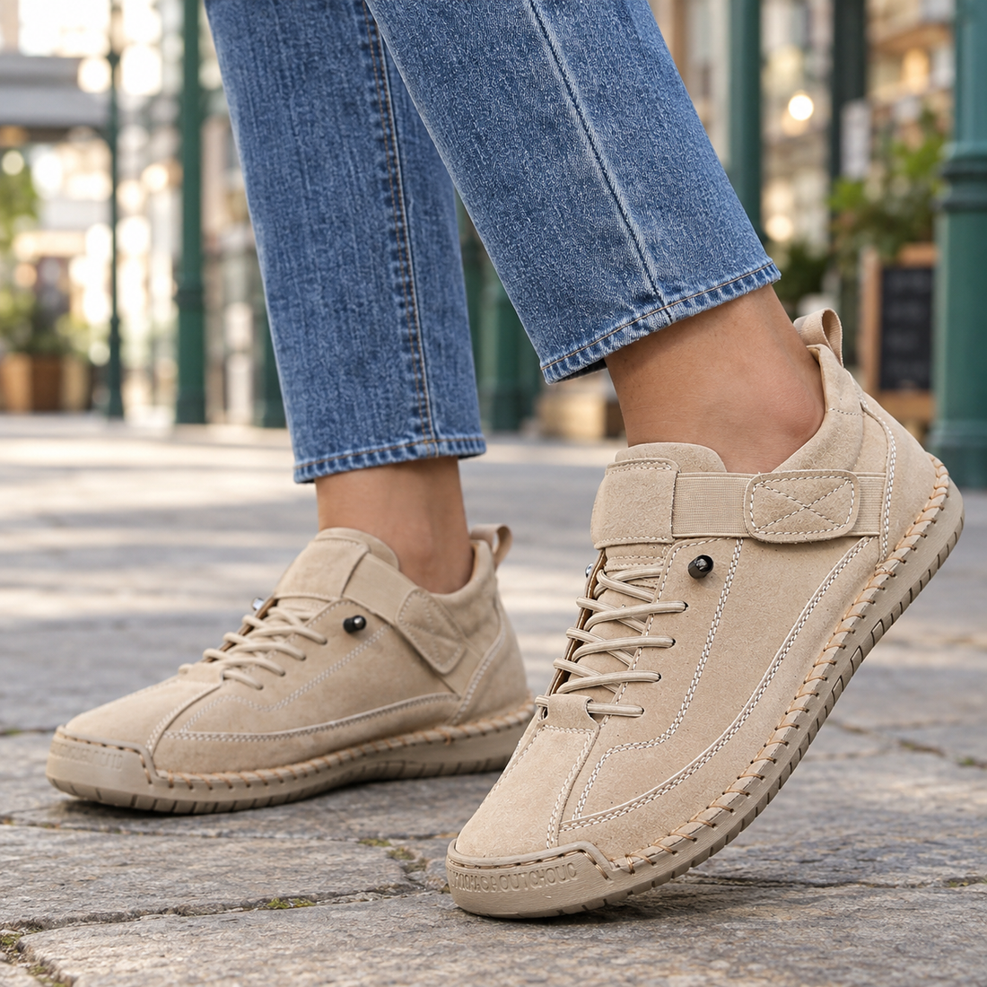 Bartoli Orthopedic Sneakers - Beige