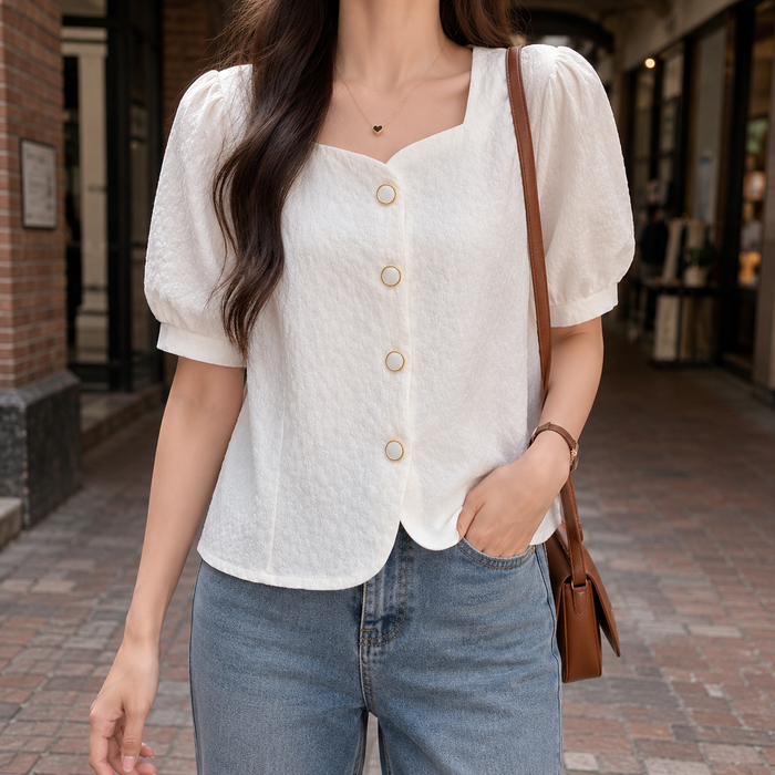 Fabienne Square Neck Top