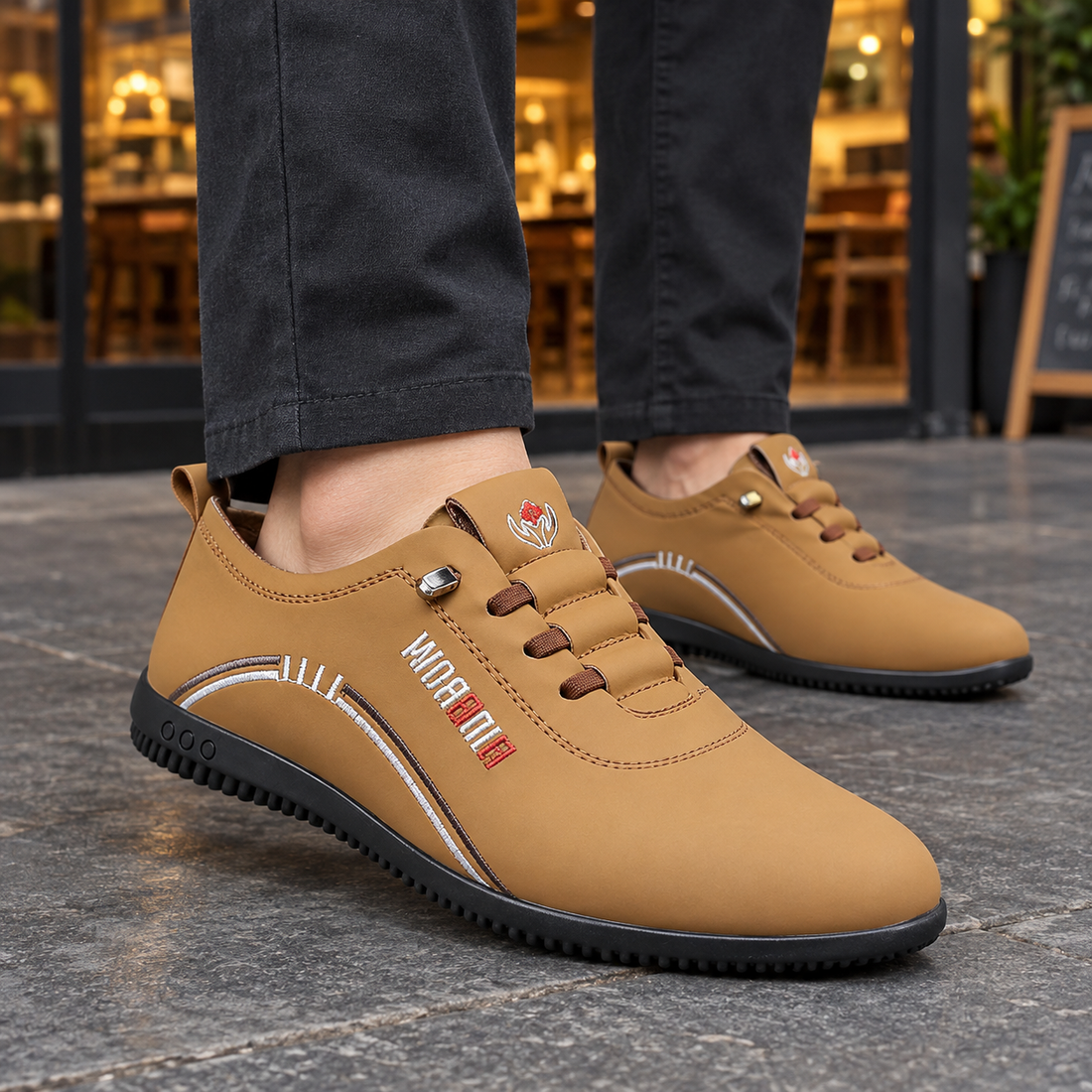 Fontana Slip-On Shoes - Tan