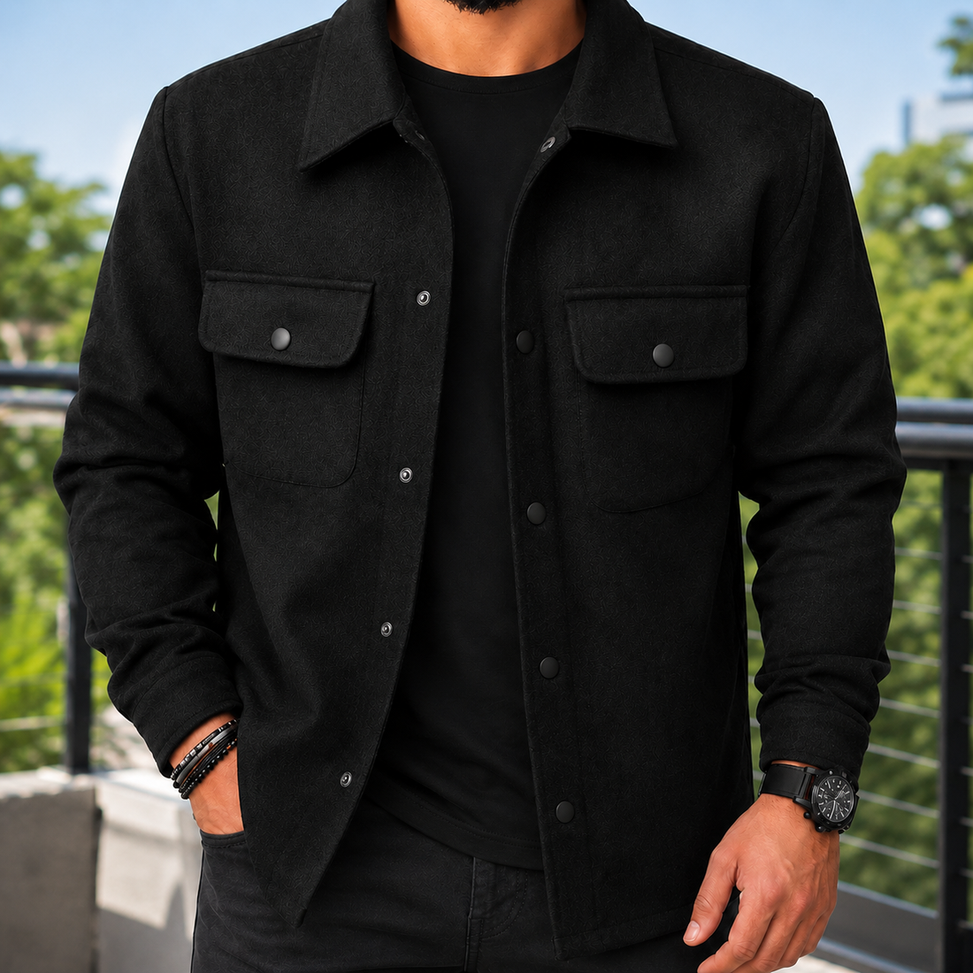 Maxim Utility Jacket - Black
