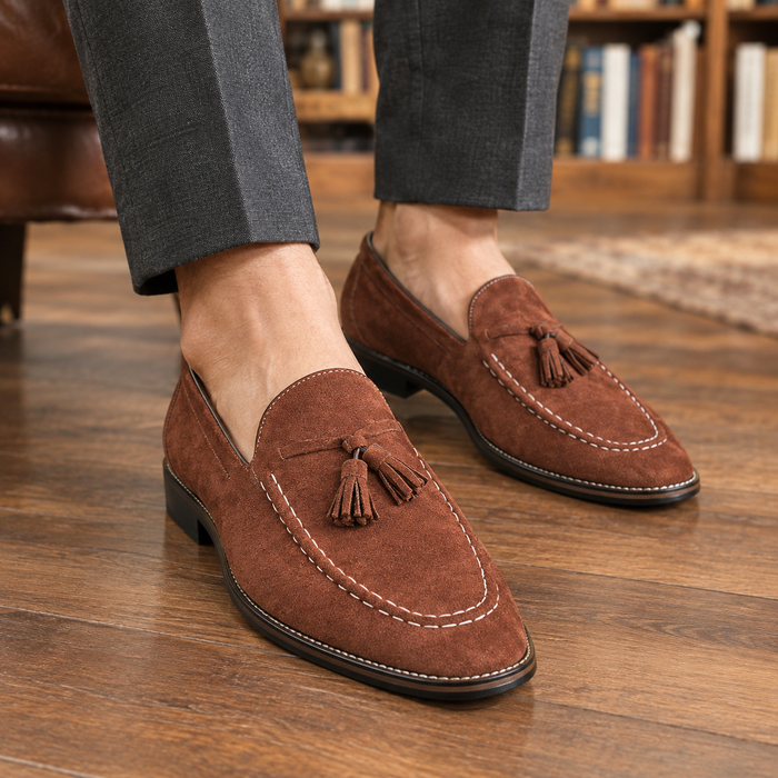 Chiaravalle Suede Loafers