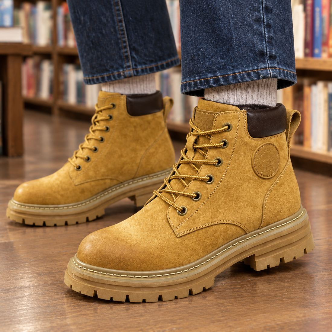 Cassano Lace-Up Boots - Lead Product Detail