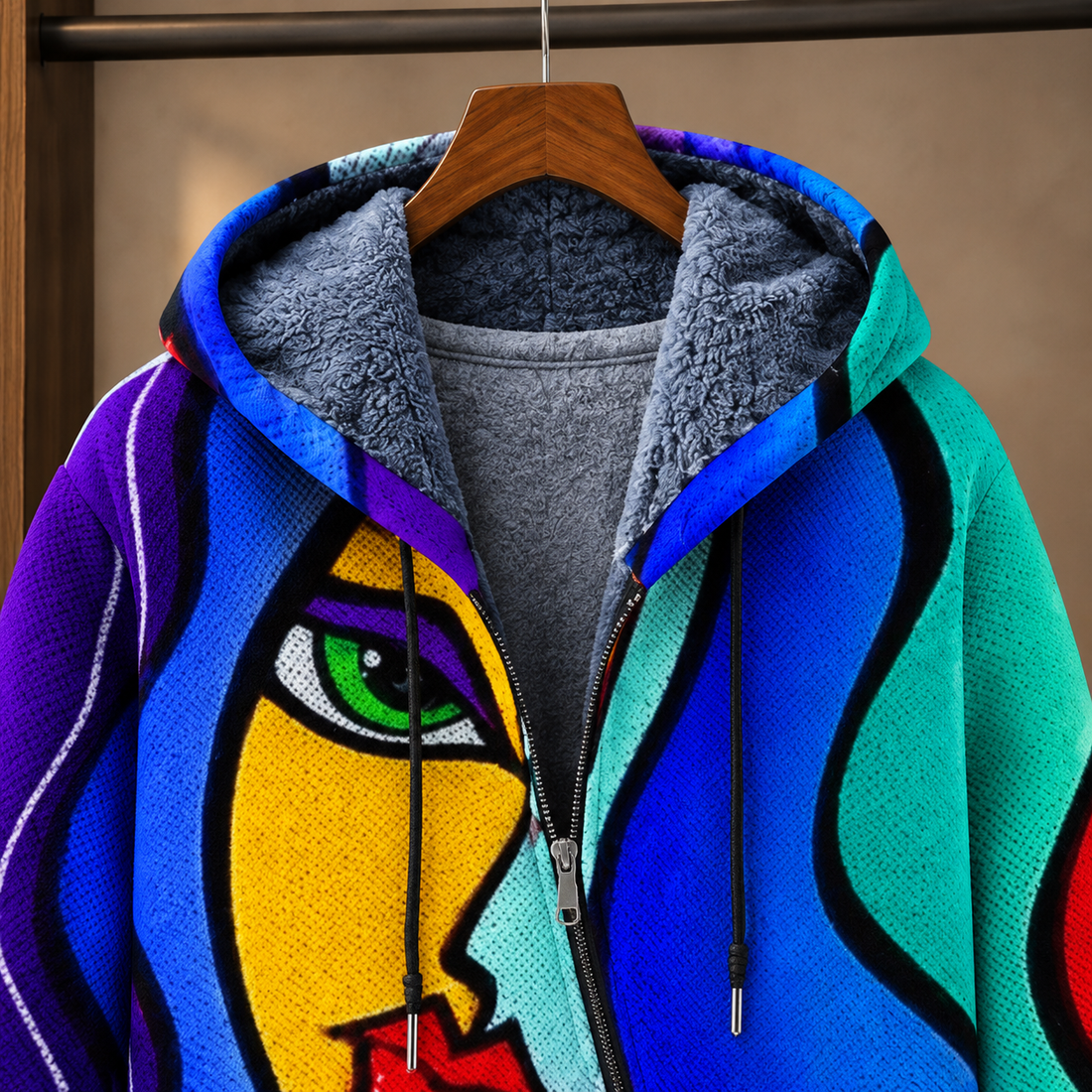 Blaise Hooded Sweater - Lead Product Detail