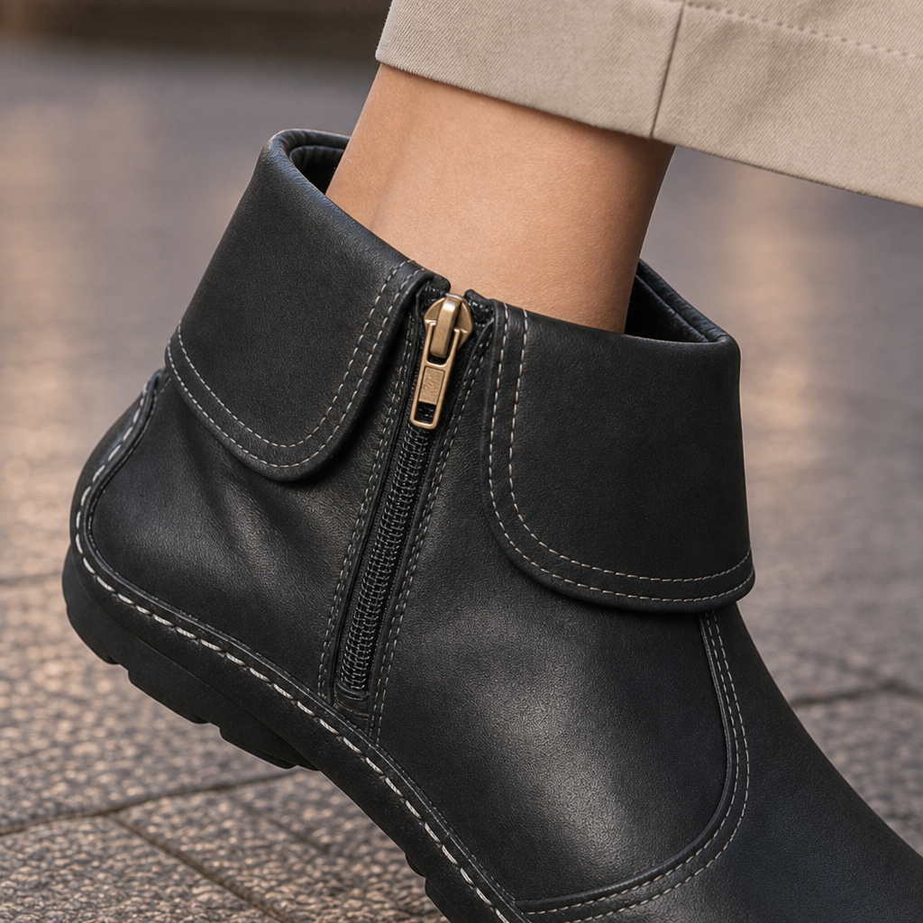 Lucano Side Zip Boots - Lead Product Detail