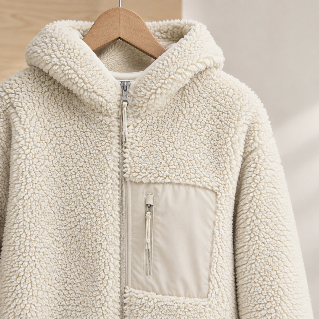 Alastair Hooded Fleece Jacket - Lead Product Detail