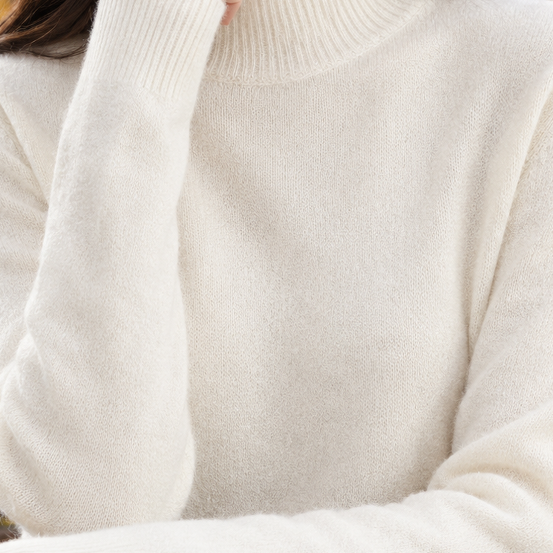 Ludovica-Belle Mock Neck Sweater - Lead Product Detail