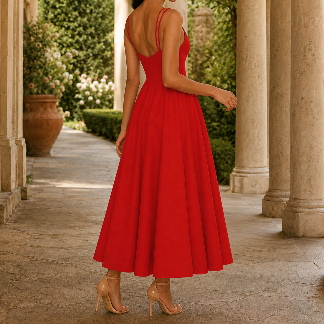 Elodie A-Line Dress - Lead Alternate View