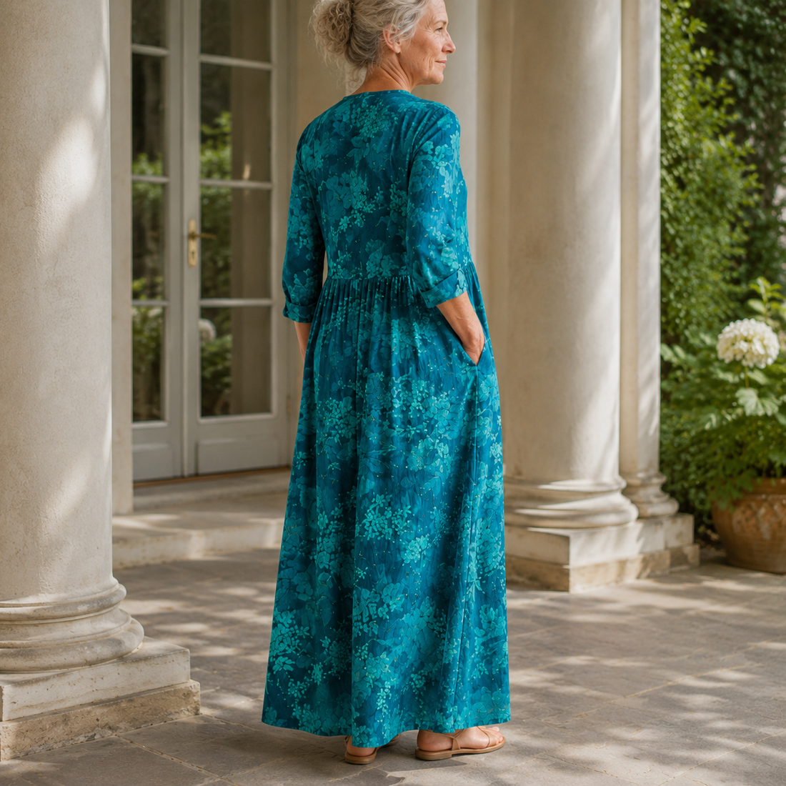 Marisol Floral Maxi Dress - Lead Alternate View