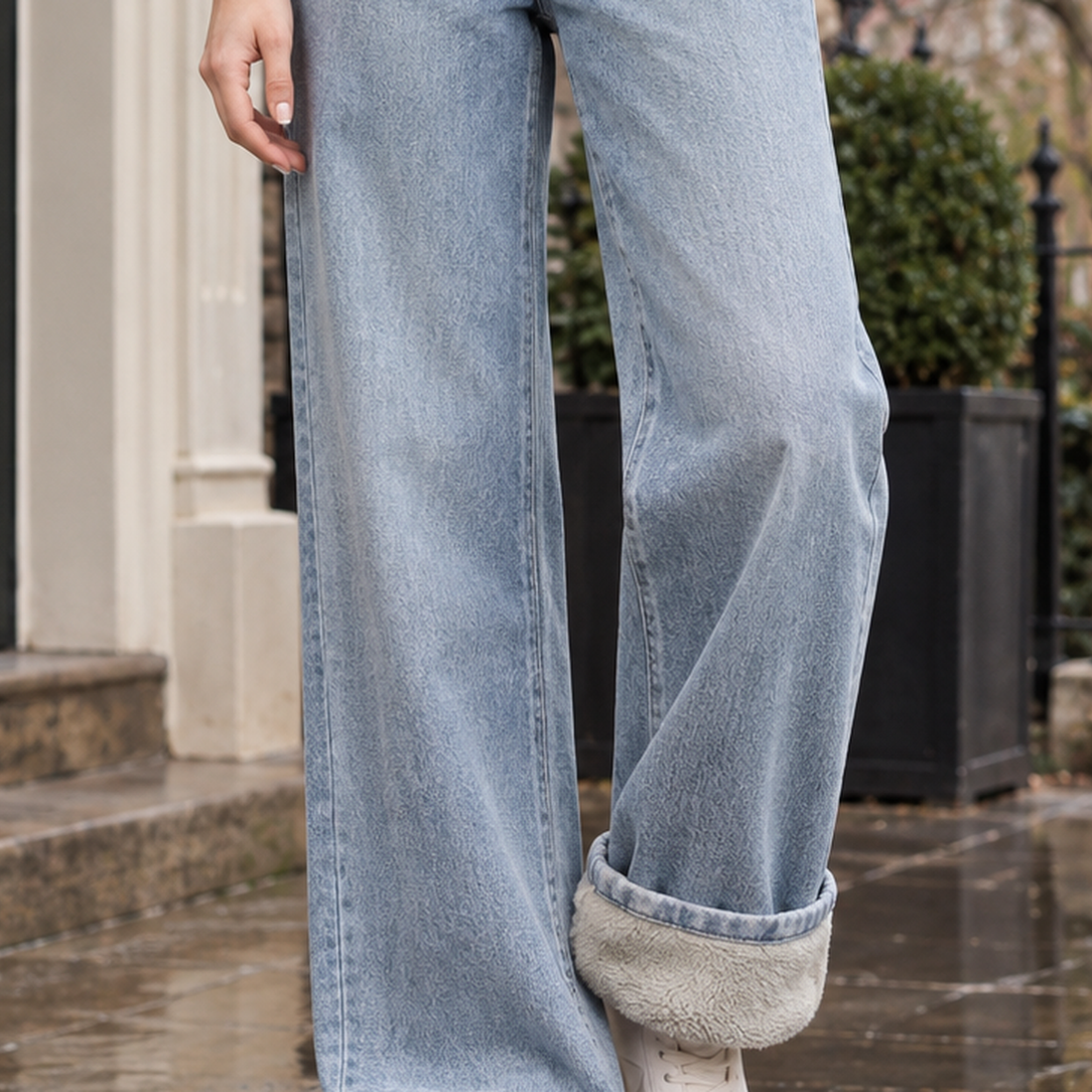 Arletta-Lane Fleece-Lined Jeans - Lead Product Detail