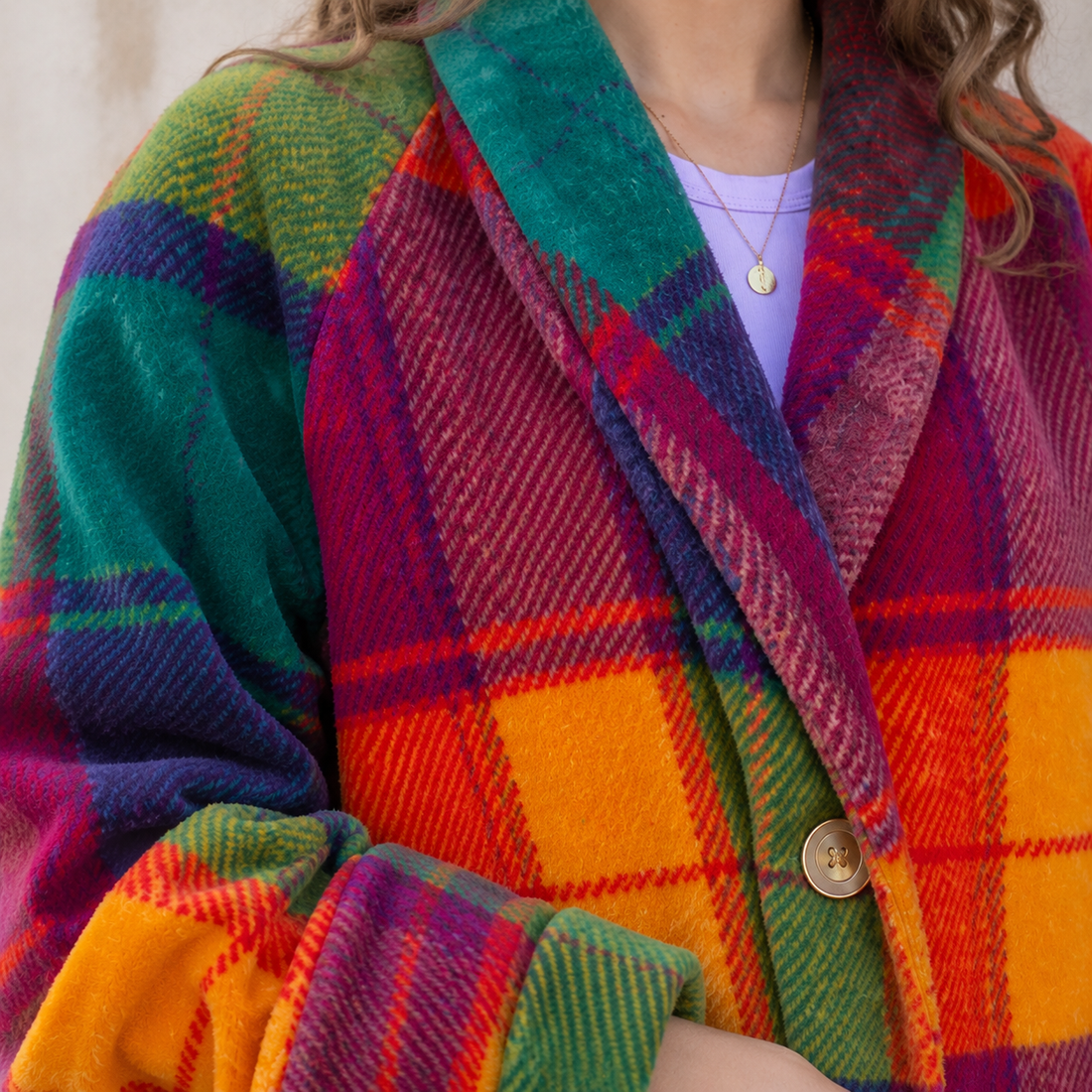 Solene-Mae Plaid Jacket - Lead Product Detail