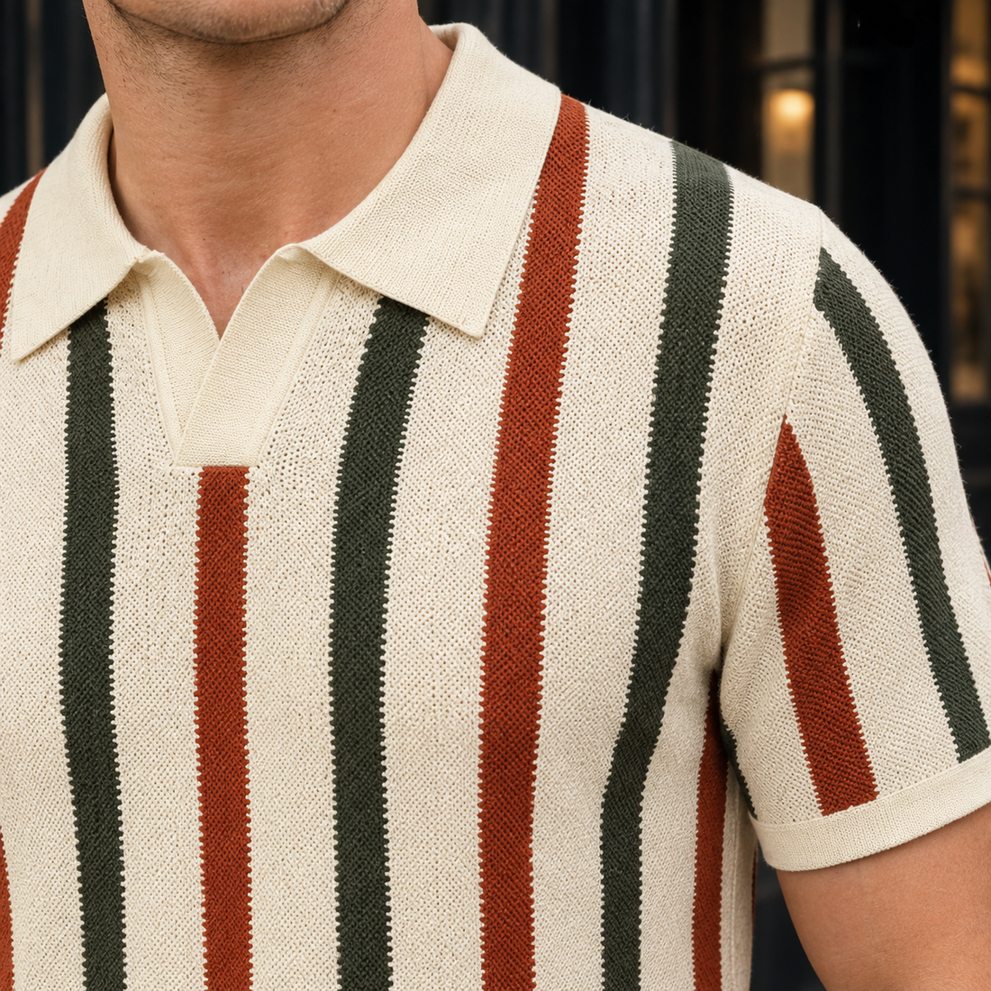 Barnabas Striped Polo - Lead Product Detail