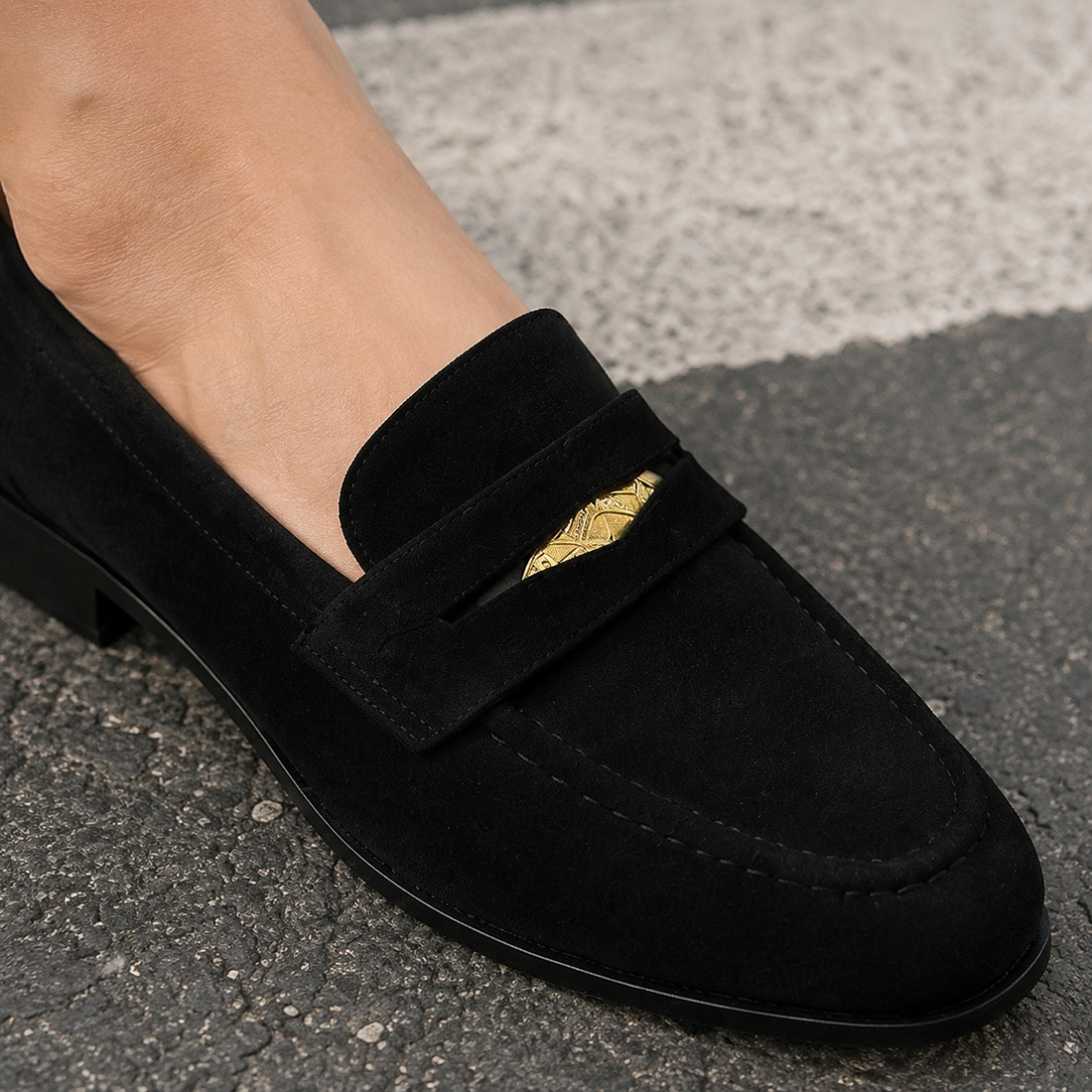 Arcuri Suede Loafers - Lead Product Detail