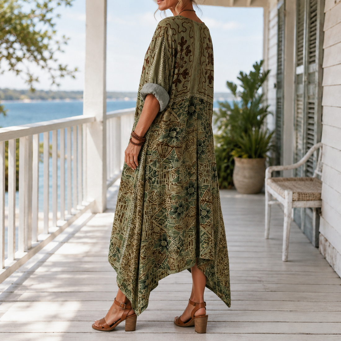 Freya Embroidered Dress - Lead Alternate View