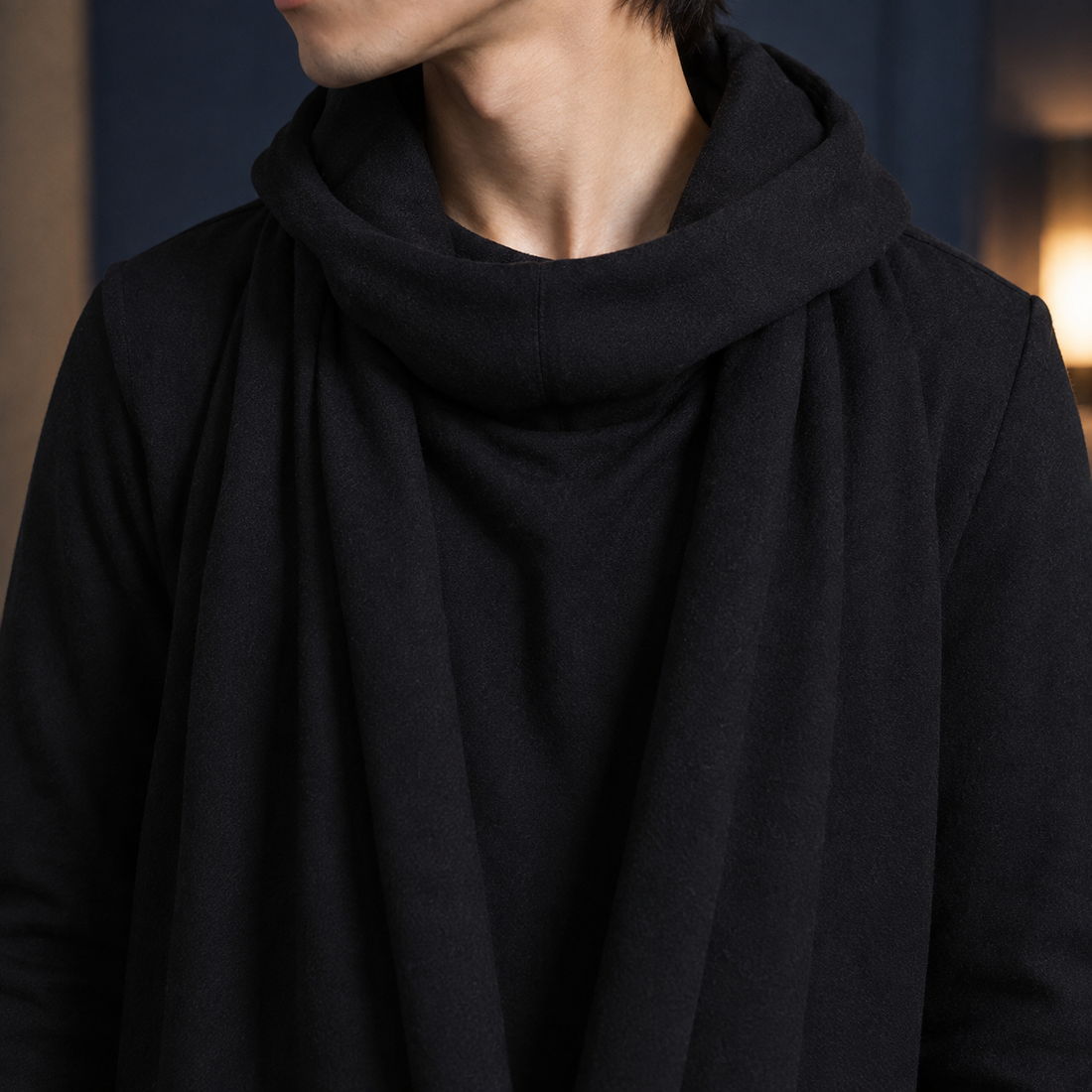 Damien Hooded Hoodie - Lead Product Detail