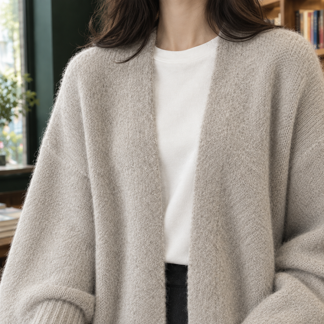 Isabeau-Faye Relaxed Cardigan - Lead Product Detail