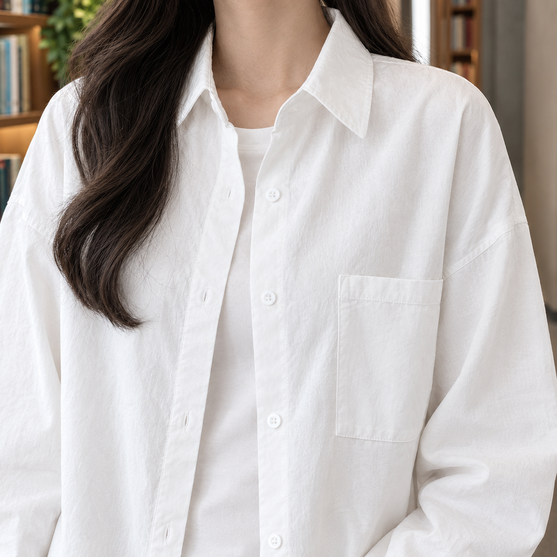 Rebekah Relaxed Shirt - Lead Product Detail