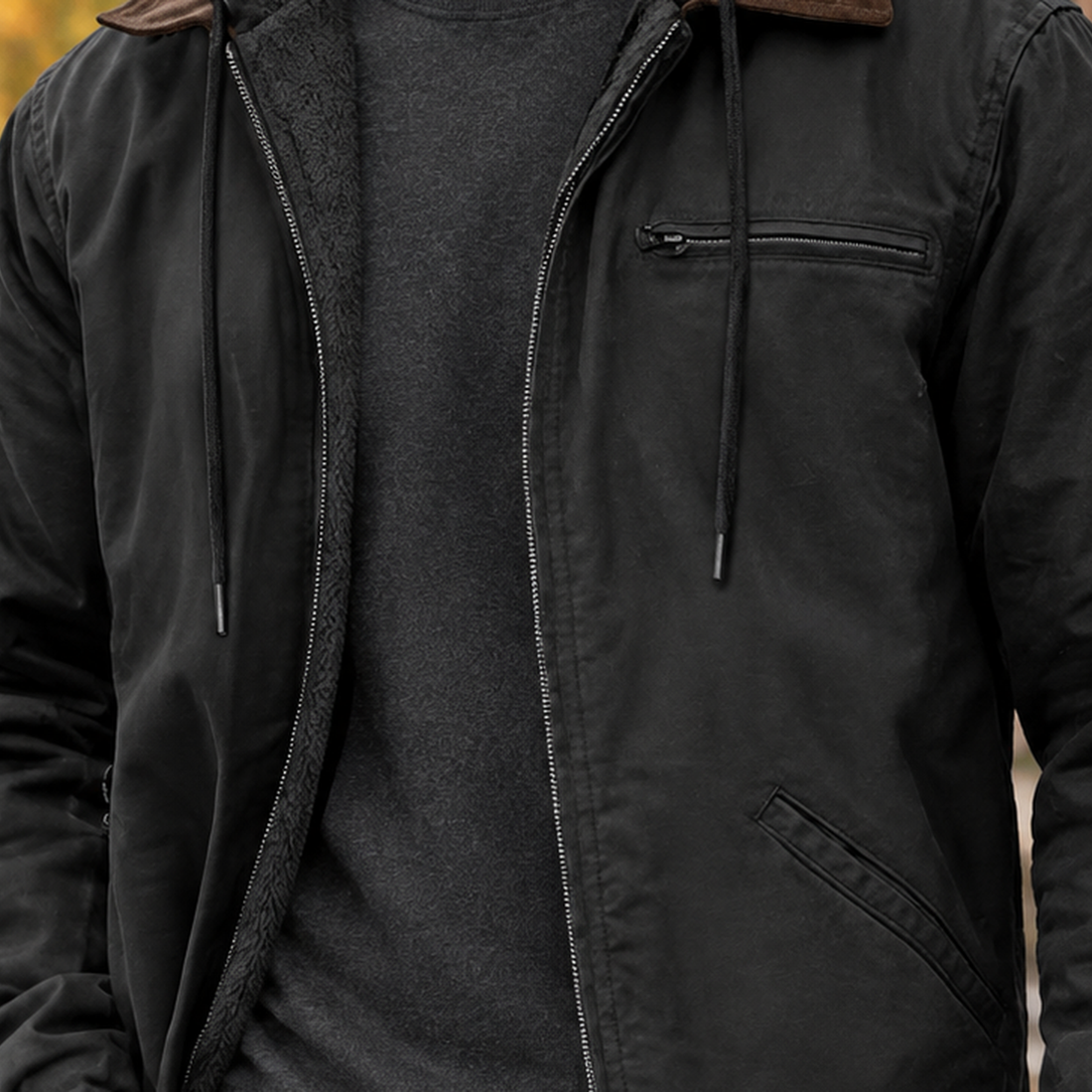 Isaac-Flynn Hooded Jacket - Lead Product Detail
