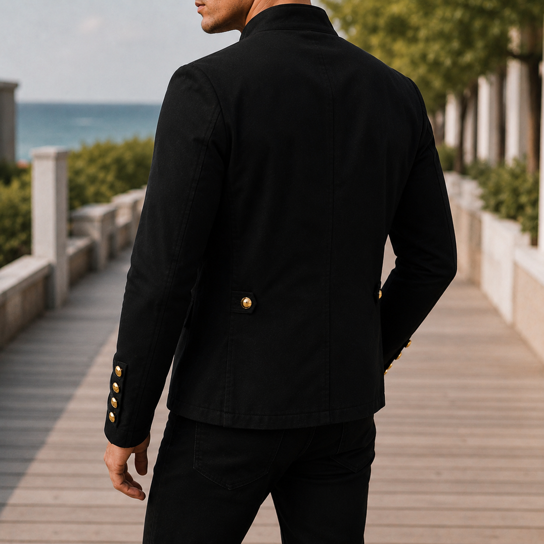 Archer Military Jacket - Lead Alternate View