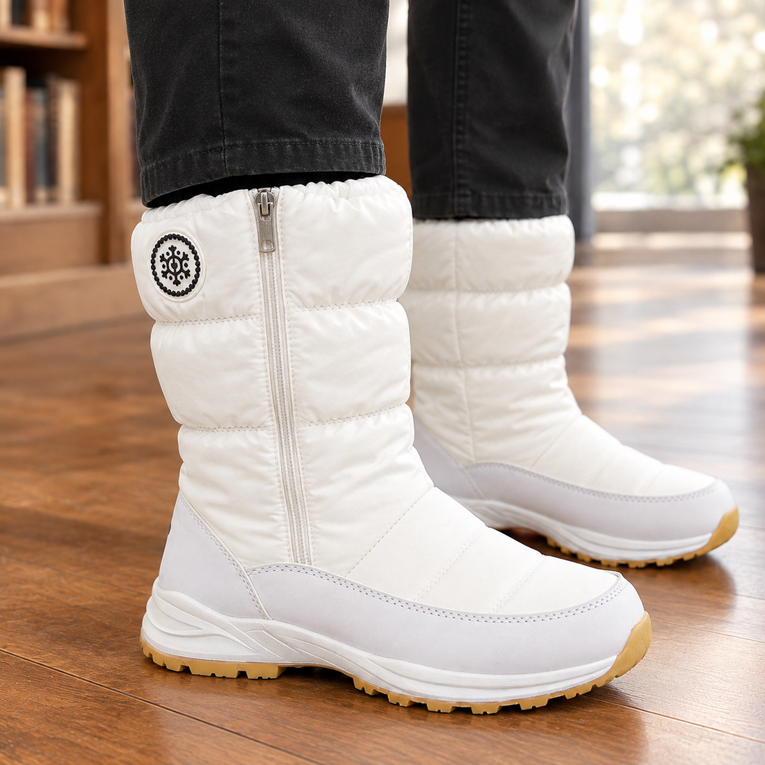 Tornabuoni Quilted Snow Boots - Lead Product Detail