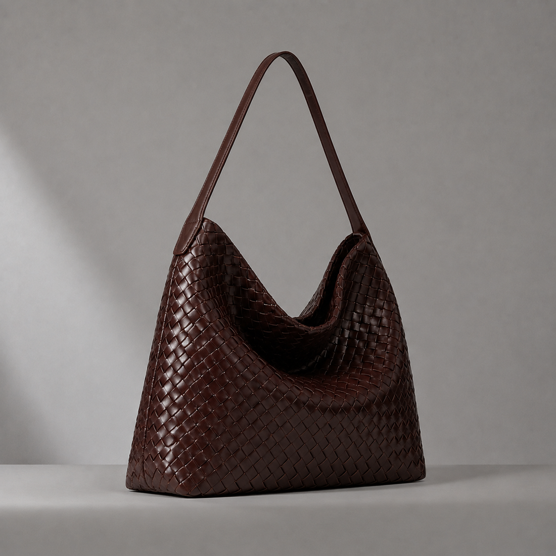 Martelli Woven Hobo Bag - Lead Alternate View