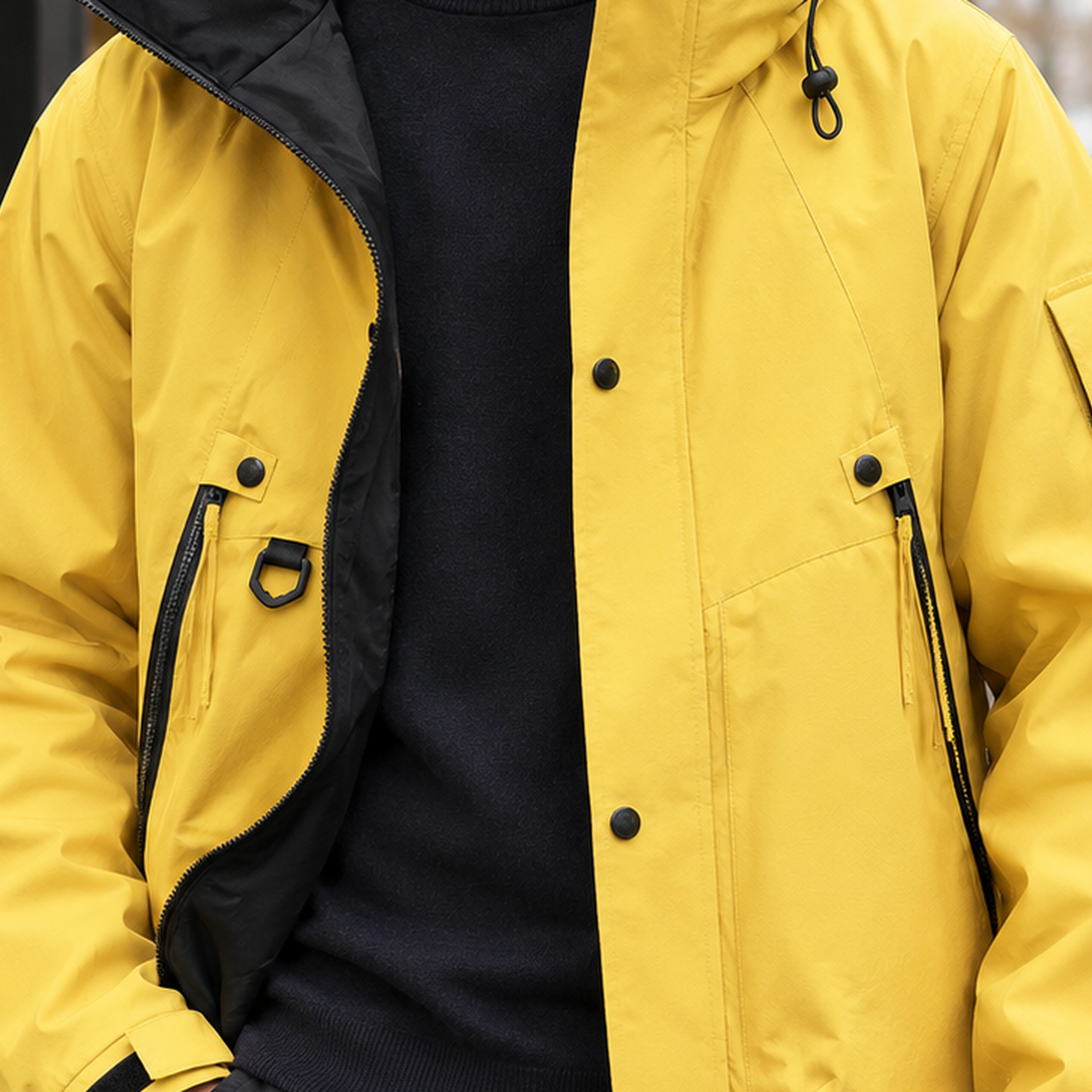 Cuthbert-Lane Hooded Jacket - Lead Product Detail