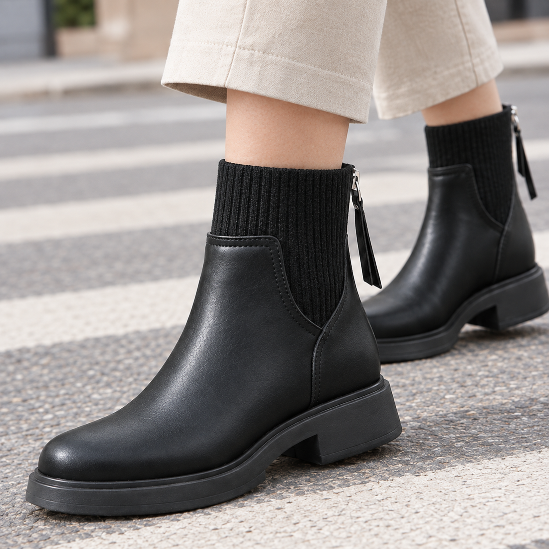Bonacossa Sock Boots - Lead Product Detail