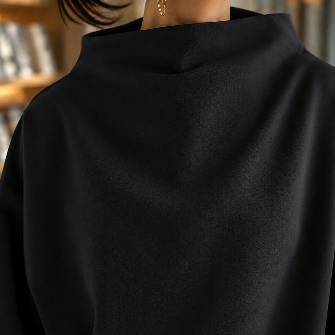 Nadia-Grace High-Neck Top - Lead Product Detail