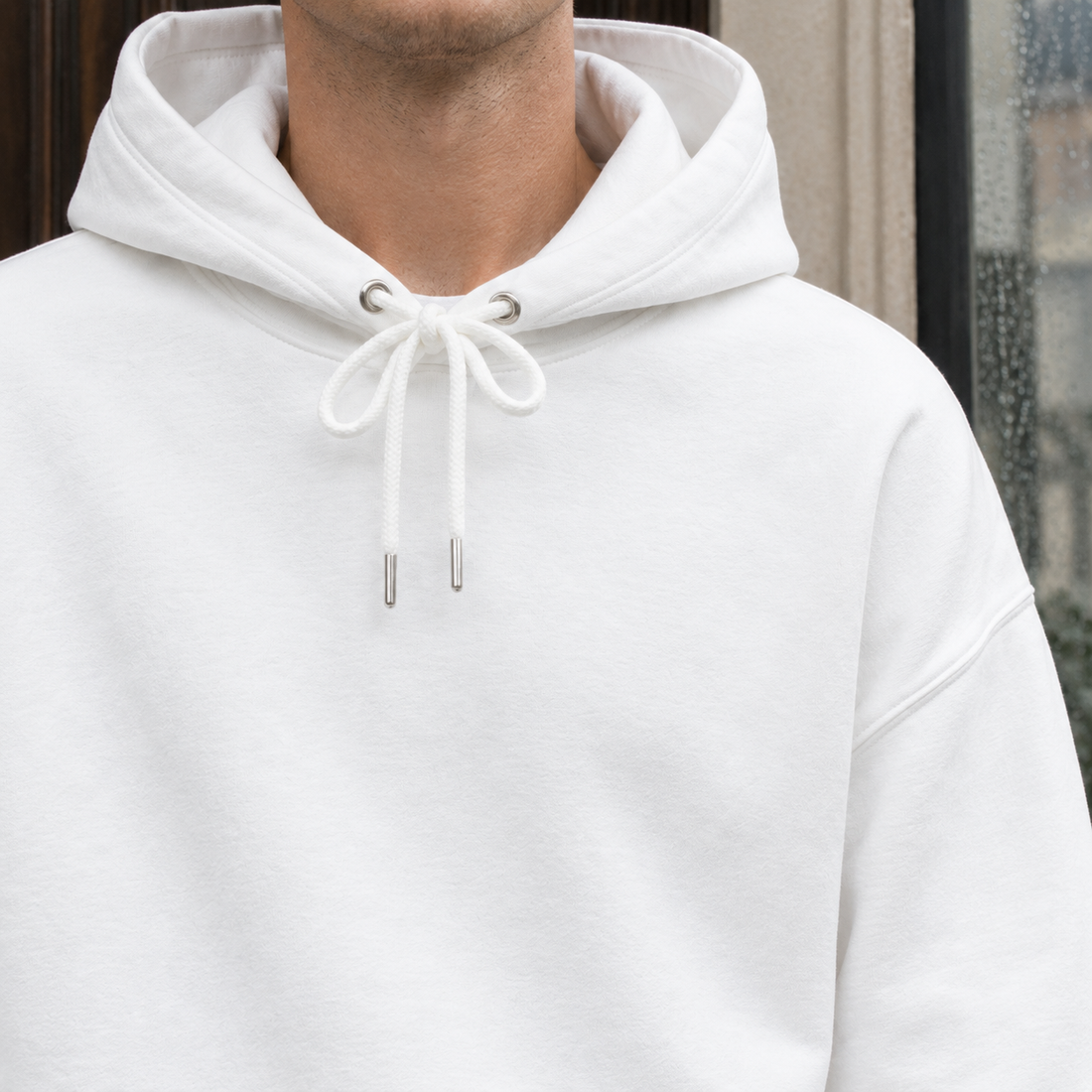 Jocelyn Relaxed Cotton Hoodie - Lead Product Detail