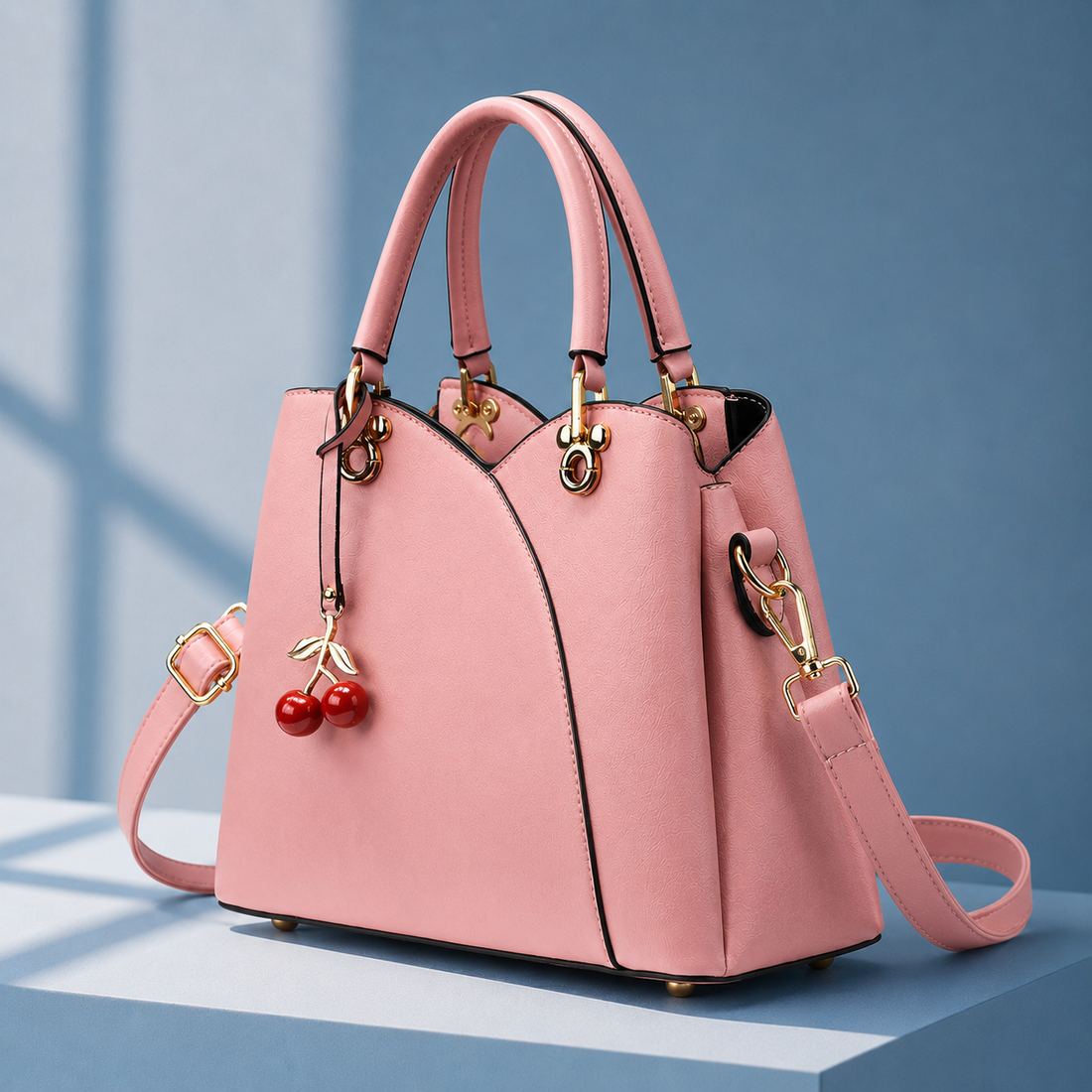 Taddei Cherry Tote - Lead Alternate View