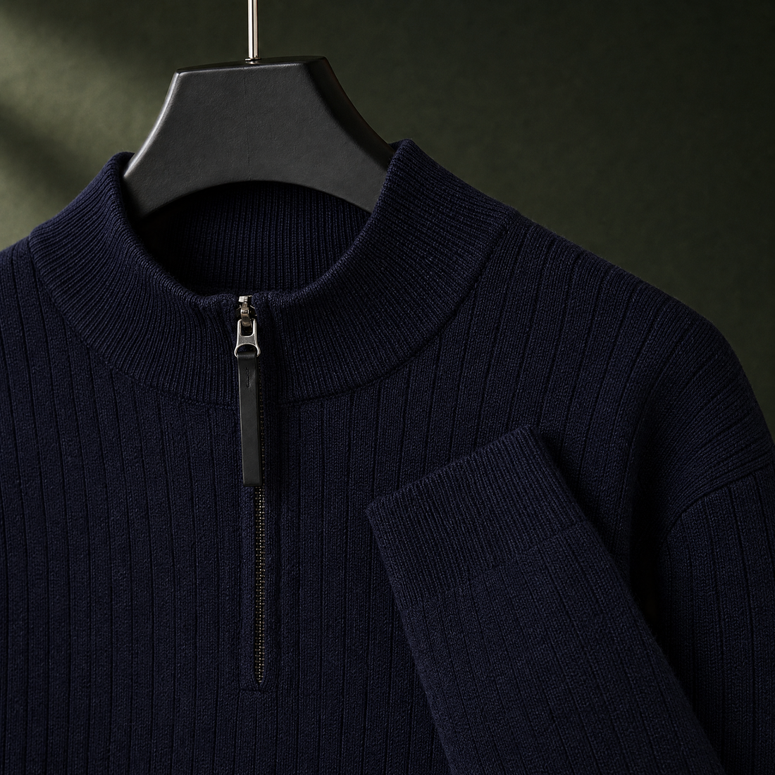 Lucas Half-Zip Sweater - Lead Product Detail