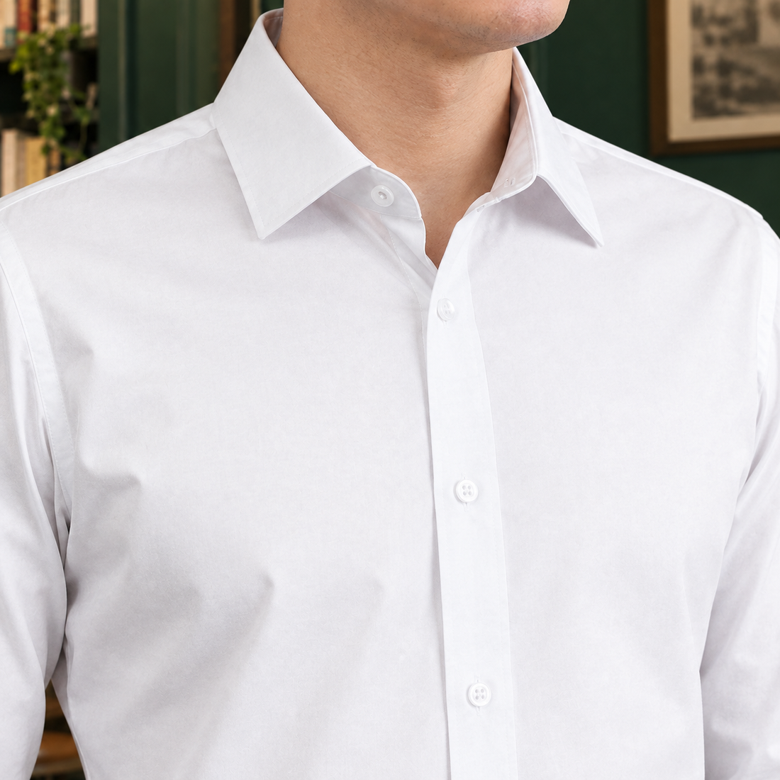 Julian Slim Shirt - Lead Product Detail