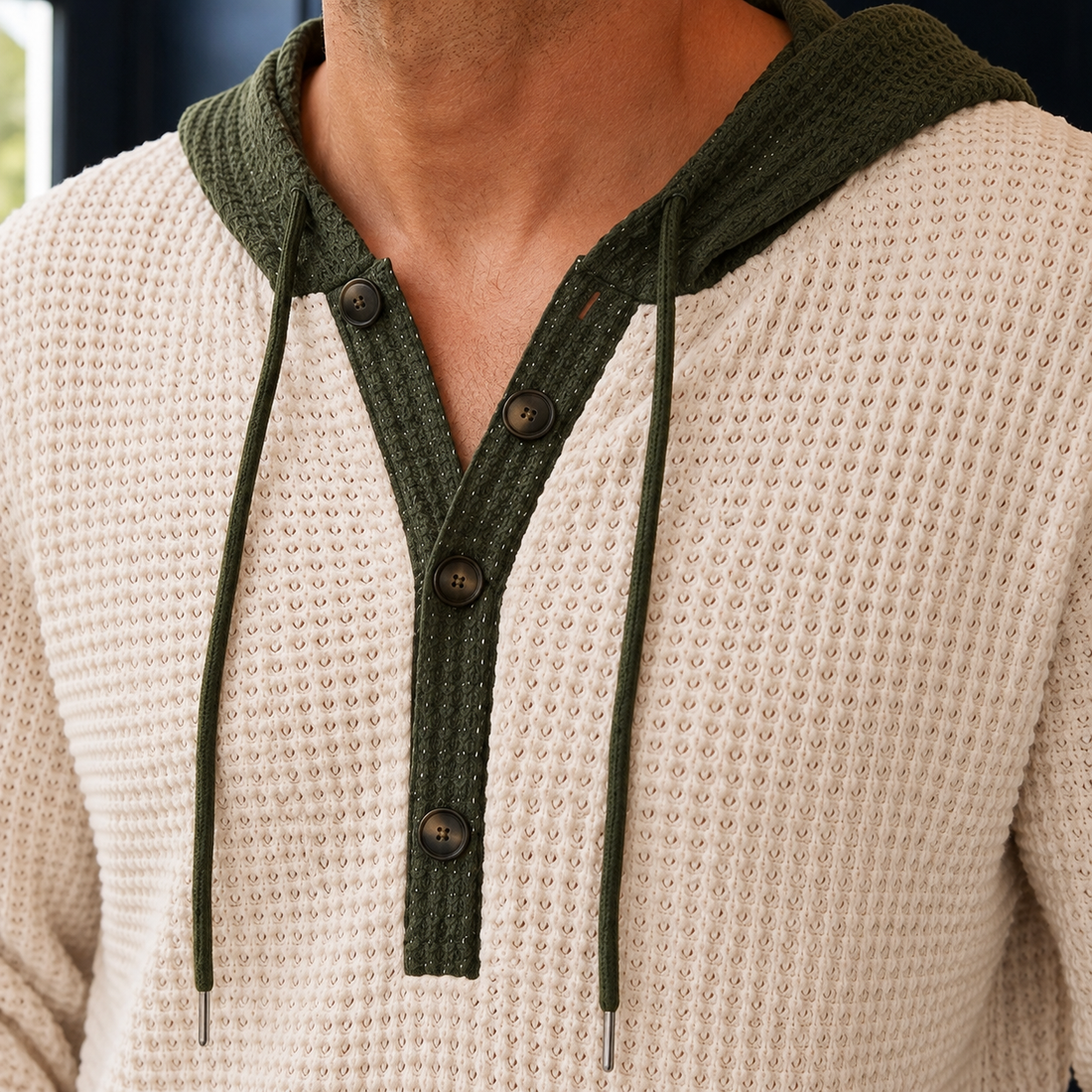 Nash Waffle Sweater - Lead Product Detail