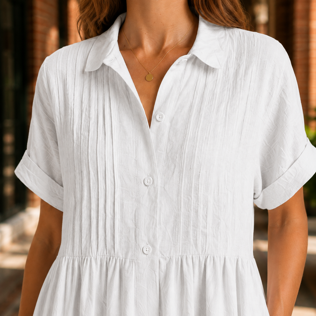 Willa Pintuck Maxi Dress - Lead Product Detail