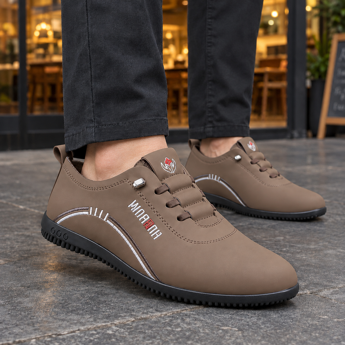 Fontana Slip-On Shoes - Taupe