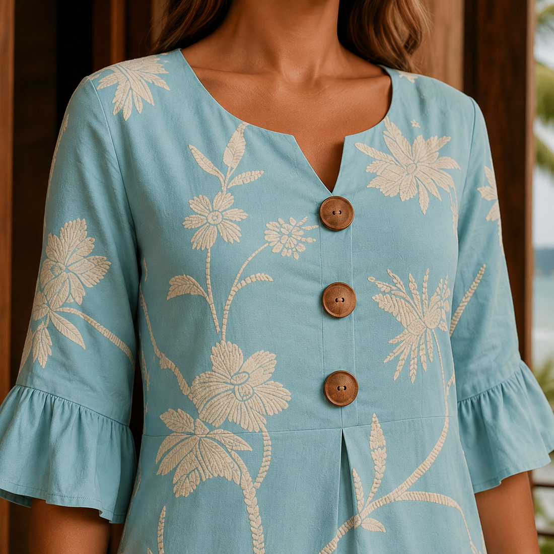 Eden Relaxed Midi Dress - Lead Product Detail