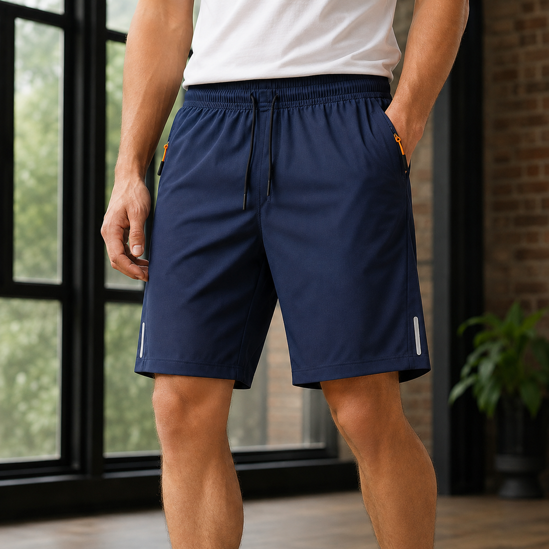 Lorcan Relaxed Shorts - Blue