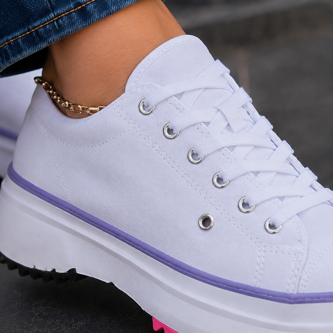 Ravello Platform Sneakers - Lead Product Detail