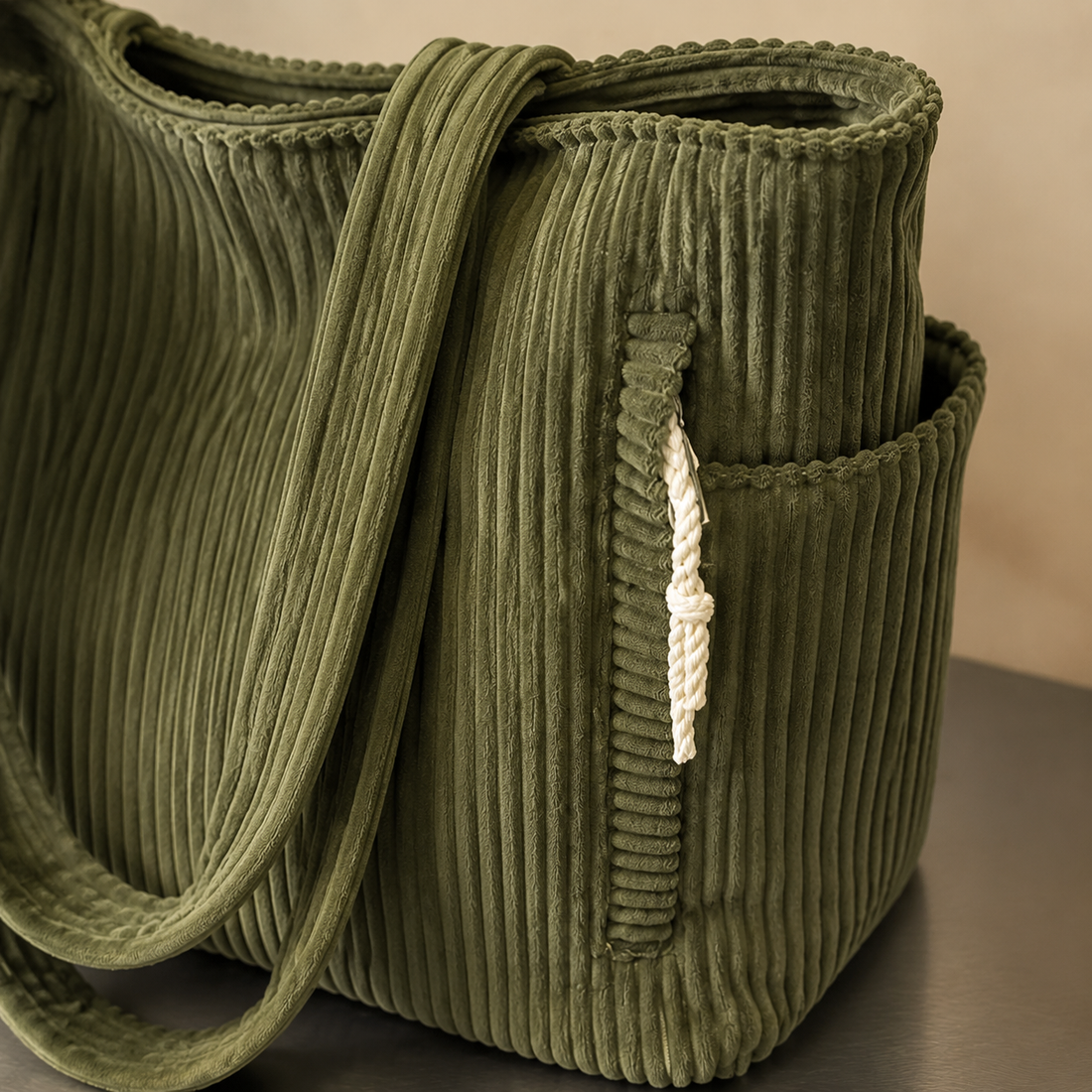 Taormina Ribbed Tote - Lead Product Detail