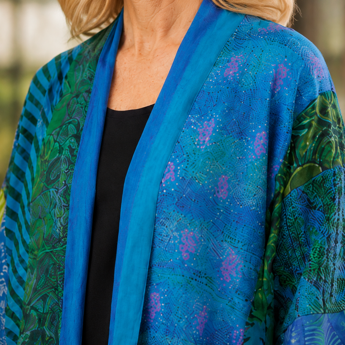 Chiara Patchwork Cardigan - Lead Product Detail