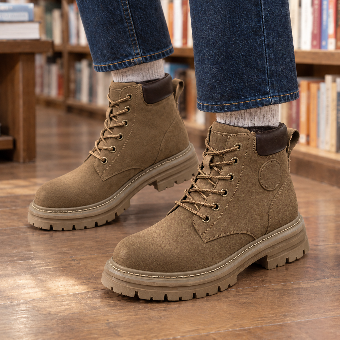 Cassano Lace-Up Boots - Flat Sole